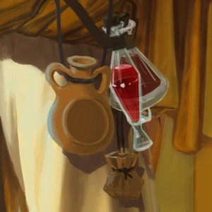 brewmaster orchid gloomhaven detail, illustration.