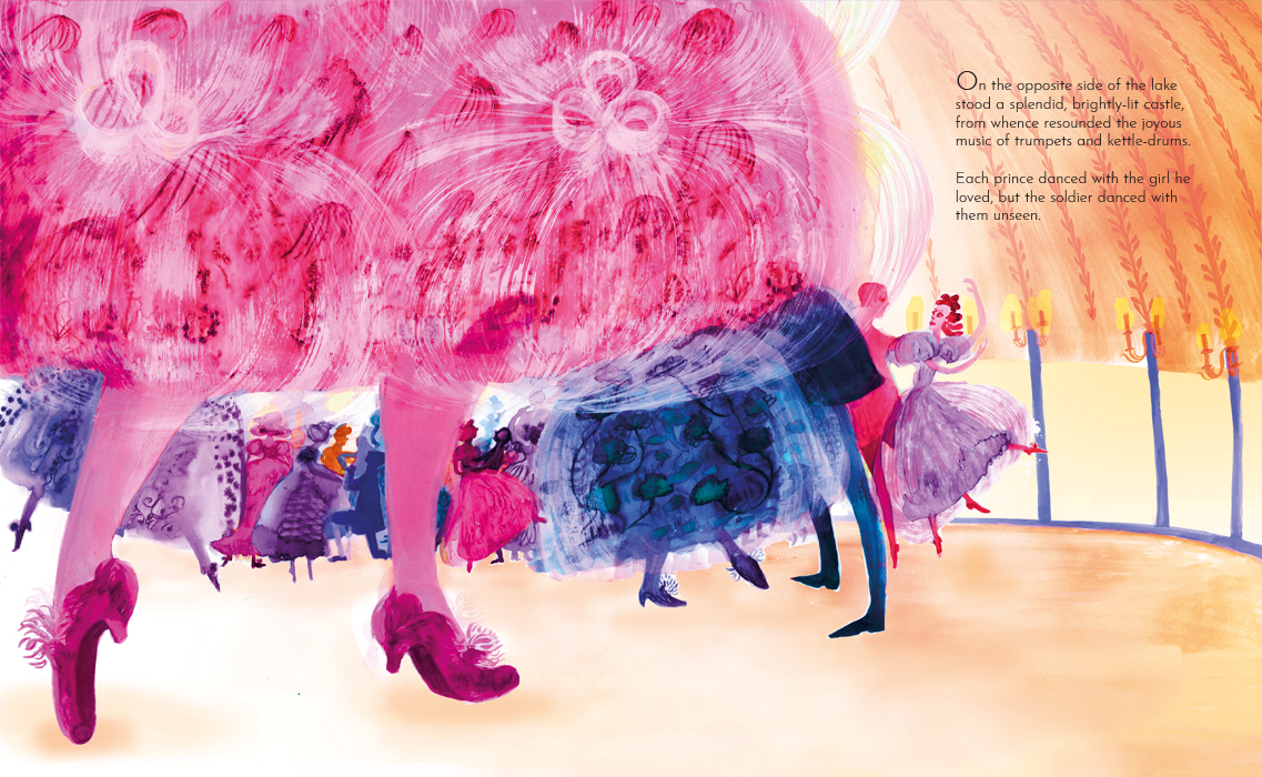 The Twelve Dancing Princesses, illustration.