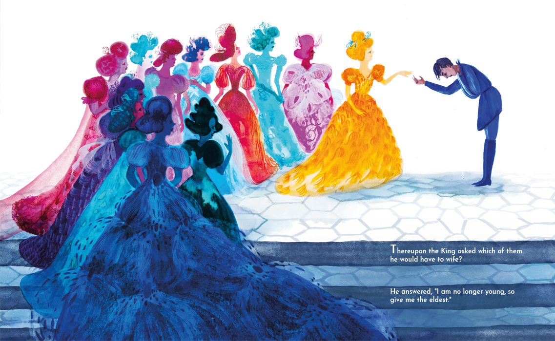 The Twelve Dancing Princesses, illustration.